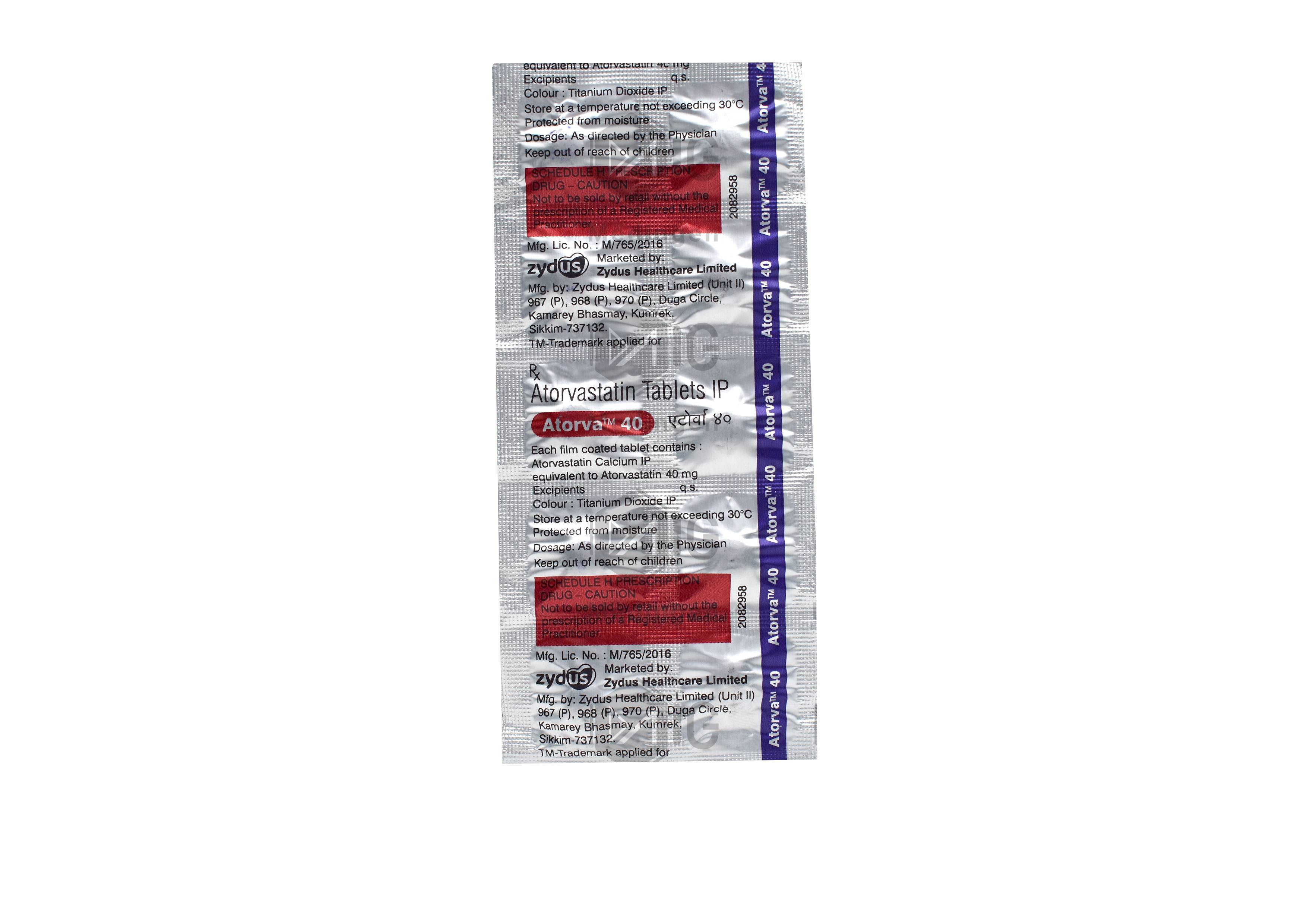 ATORVA 40MG